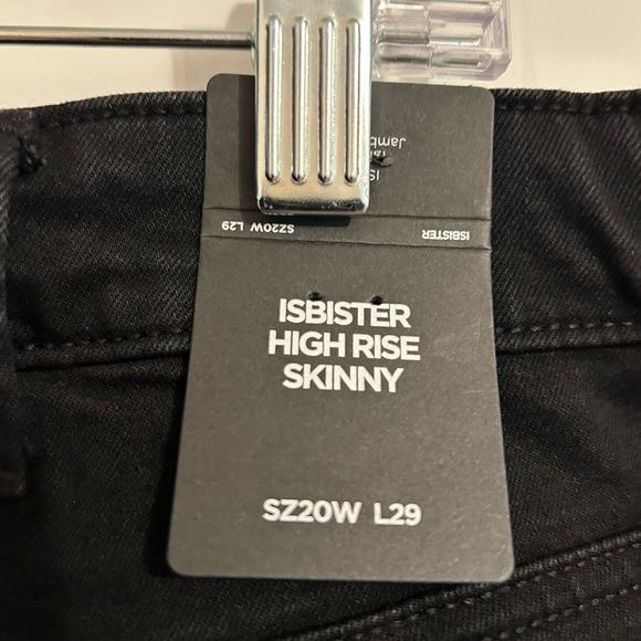 Silver Jeans Women's Classic Black Skinny Jeans - Picture 4 of 4